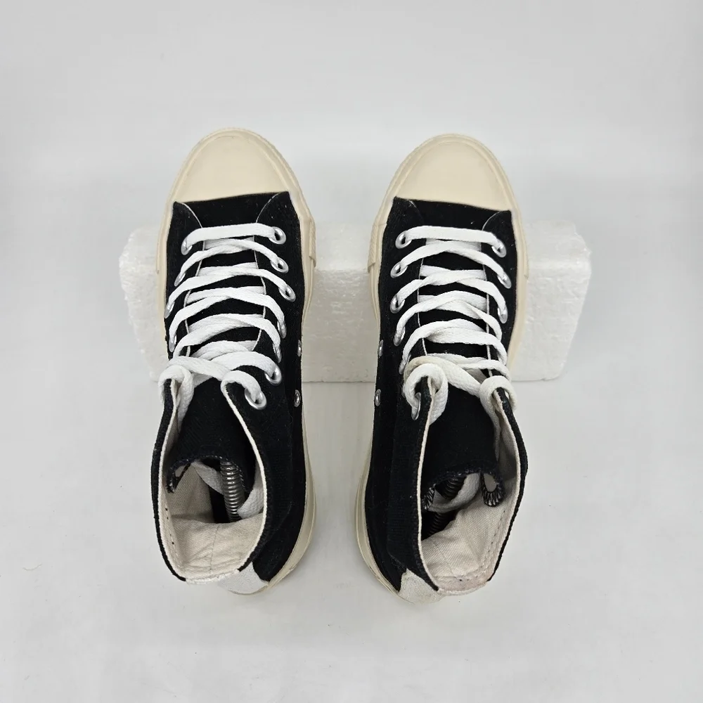 Comme des Garcons x Converse Chuck Taylor All Star Hi Black Shoes Women's Size 6